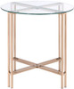 HELSINKI Gold 24" Wide End Table