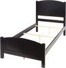 TODD Black Twin Bed