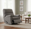 AKMAN Gray 35" Wide x 41" Height Wide Recliner