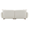 Darius - Sofa With 2 Pillows - Beige Boucle