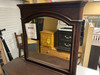 GRANDOVER Dark Brown 67" Wide Dresser & Mirror