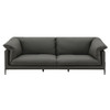 Tadi - Loveseat - Black Top Grain Leather