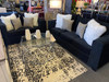 EXELLA Black Sofa & Loveseat