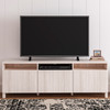 CRIGAN White 70 Inch Wide Door TV Stand (RTA)