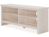 CRIGAN White 58 Inch Wide TV Stand (RTA)