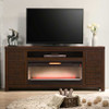 CARZO 74" Wide TV Stand with Fireplace