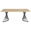 Altus - Composite Wood Dining Table - Natural Oak