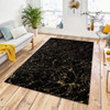 KALYNA Black & Gold  5' x 7' Area Rug