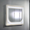 Laveda - Mirror With LED - Pearl White