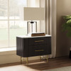 Clayten - Nightstand - Marble Top & Espresso