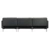 Duzzy - Sectional Sofa - Dark Gray Fabric