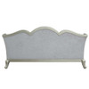 Qunsia - Sofa With 5 Pillows - Light Gray Linen & Champagne