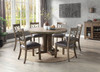 Raphaela - Round Dining Table - Weathered Cherry