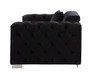 Trislar - Sofa With 4 Pillows Same 52525) - Black Velvet