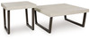 Westenfort - Occasional Table Set (Set of 2) - Espresso / Gray
