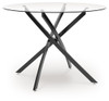 Pharwynn - 5 Pc. - Dining Room Table, 4 Side Chair - Black