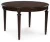 Lavinton - 8 Pc. - Dining Room Extension Table, 6 Side Chairs, Server - Brown