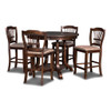Bixby - Counter Table & 4 Chairs - Light Brown
