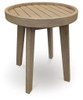 Marina Sun - Round End Table - Beige