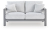 Hurley Park - Loveseat With Cushion - Gray