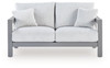 Hurley Park - Loveseat With Cushion - Gray