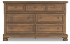 Feddinger - Dresser - Medium Brown