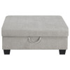 Whitson - Upholstered Storage Ottoman - Stone