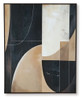 Ewanford - Wall Art - Black / Brown / Tan