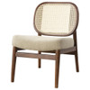 Rayo - Rattan Cane Back Accent Chair With Padded Seat
