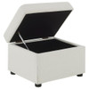 Winter - Upholstered Hydraulic Lift Top Storage Ottoman