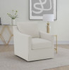 Winter - Upholstered Sloped Arm Accent Swivel Chair