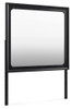 Londer - Bedroom Mirror - Black