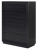 Londer - Five Drawer Chest - Black