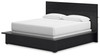 Londer - California King Panel Bed - Black