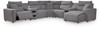 Modmax II - Reclining Sectional - Salt And Pepper