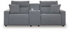 Modmax II - Reclining Sectional - Salt And Pepper