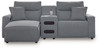 Modmax II - Reclining Sectional - Salt And Pepper