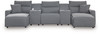 Modmax II - Reclining Sectional - Salt And Pepper