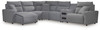 Modmax II - Reclining Sectional - Salt And Pepper