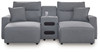 Modmax II - Reclining Sectional - Salt And Pepper