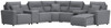 Modmax II - Reclining Sectional - Salt And Pepper