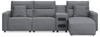 Modmax II - Reclining Sectional - Salt And Pepper