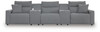 Modmax II - Reclining Sectional - Salt And Pepper