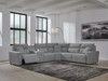 Modmax II - Reclining Sectional - Salt And Pepper