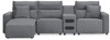 Modmax II - Reclining Sectional - Salt And Pepper