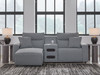 Modmax II - Reclining Sectional - Salt And Pepper