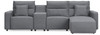 Modmax II - Reclining Sectional - Salt And Pepper