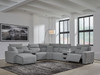 Modmax II - Reclining Sectional - Salt And Pepper