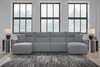 Modmax II - Reclining Sectional - Salt And Pepper