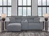 Modmax II - Reclining Sectional - Salt And Pepper